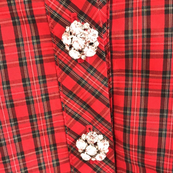 Red plaid shirt - Picture 2 of 9